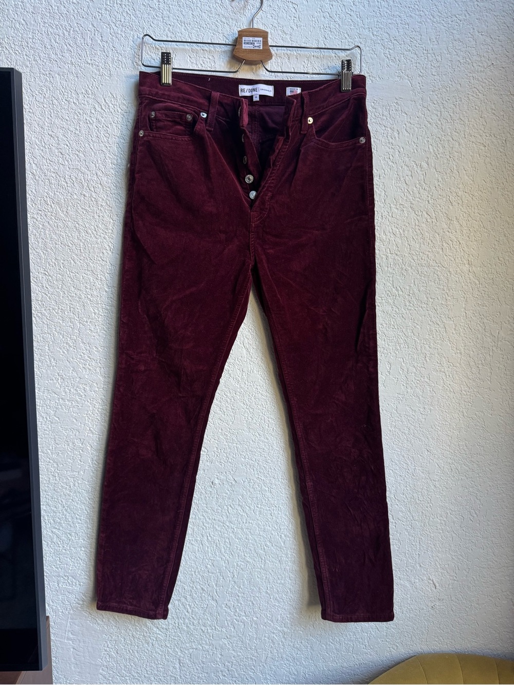 Re/Done Velvet Jeans